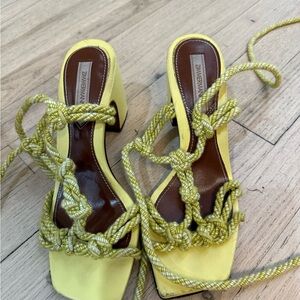 Zimmermann Yellow Strappy Women's Heels